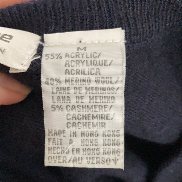 LIZ CLAIBORNE COLLECTION sweater in navy! - Picture 7 of 7